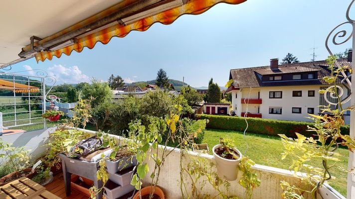 Balkon mit Aussicht