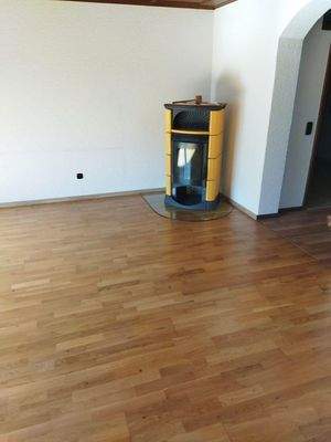 Wohzimmer und Ofen
