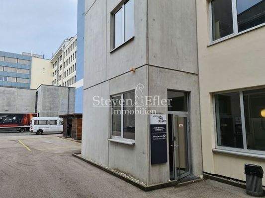 Zugang auf der Rückseite