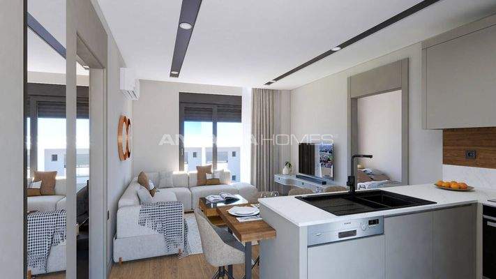 Apartments in Complex Close to Airport in Antalya Kepez