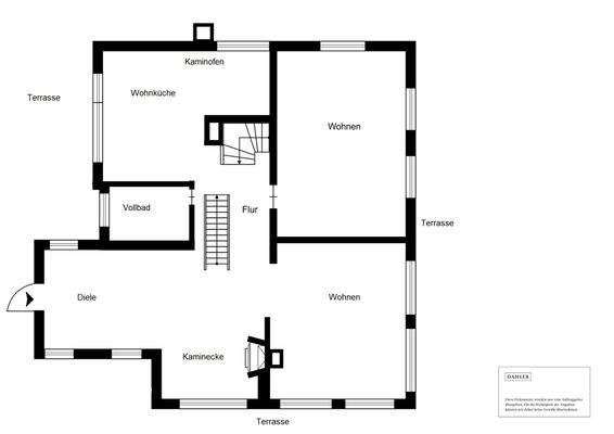 Erdgeschoss (Hauptgebäude)