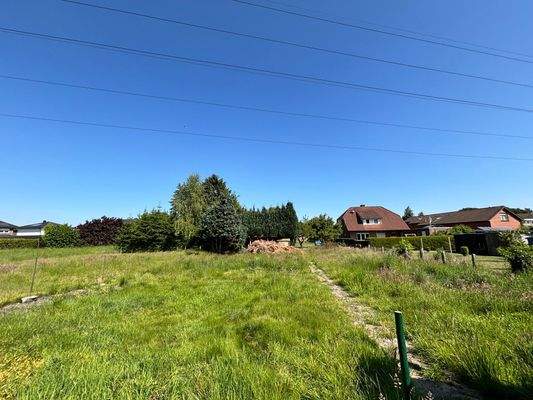 Blick auf Wendehammer