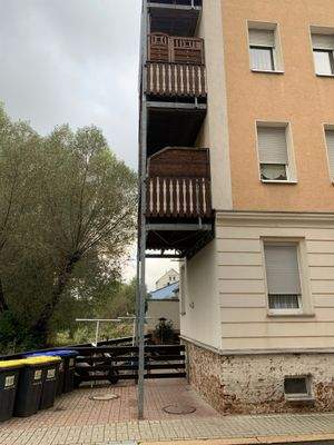 Eingang zum Wohngebäude