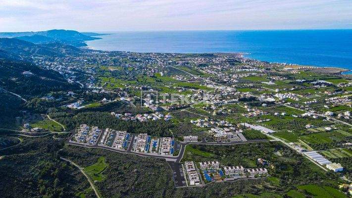 Sea and Nature View Apartments for Sale in Lapta Girne