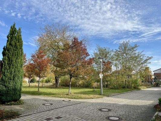 gegenüberliegender Park