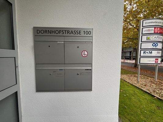 Briefkasten Dornhofstrasse