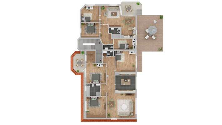 Grundriss OG Wohnungen