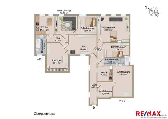 Grundriss Obergeschoss