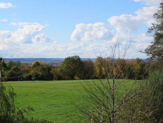 Panoramablick vom Balkon 