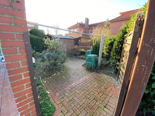 Zugang zum Gartenhaus