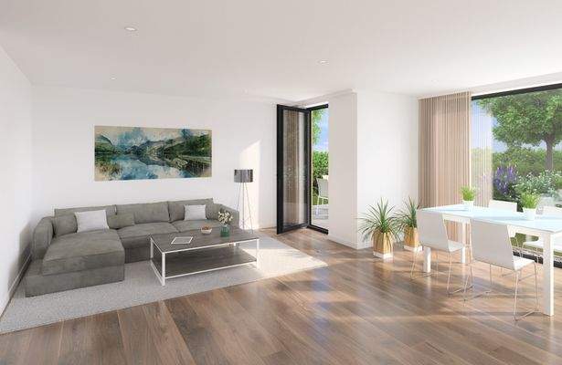 Innenraumvisualisierung Wohnzimmer