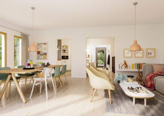 Wohnbeispiel Wohnen-Essen