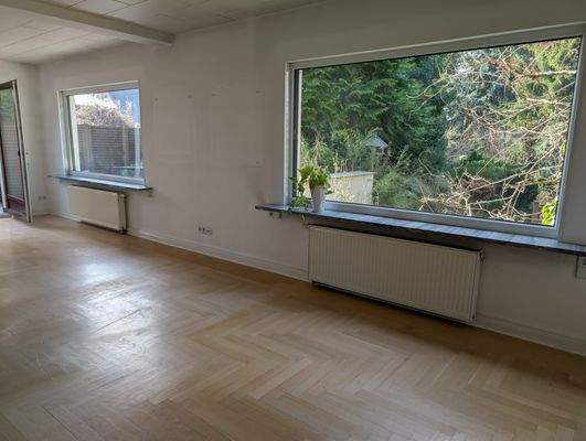 Wohnzimmer große Fenster