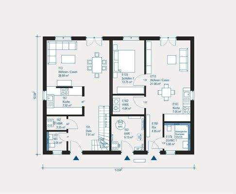 Clevere 2-Zimmer-Wohnungen