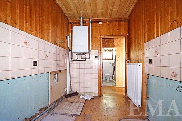 Küche im Dachgeschoss