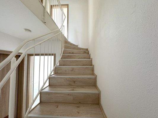 Hinauf in Ihre 2. Etage