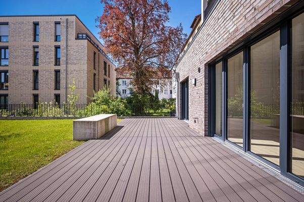 Terrasse im Erdgeschoss