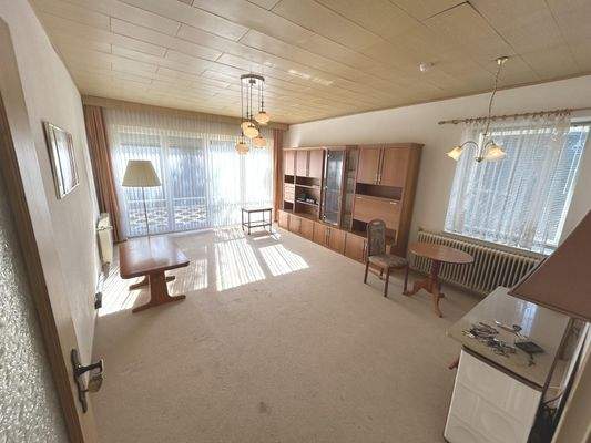 EG: Wohnzimmer, Zugang Terrasse