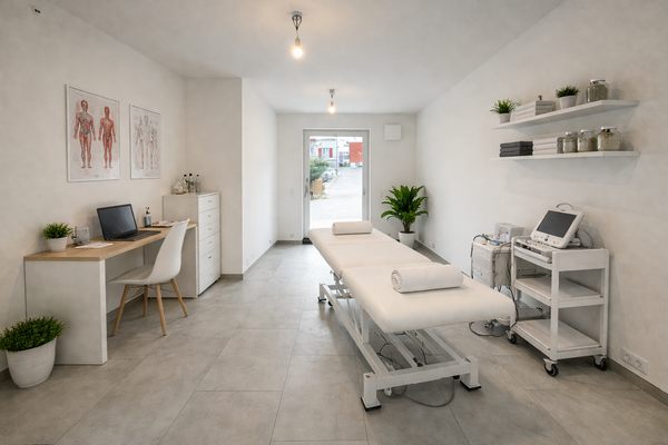 Zimmer 2 Behandlungsraum visualisiert