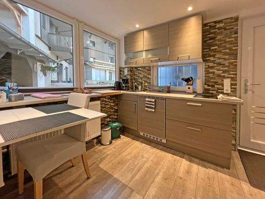 Küche inkl. Elektrogeräte (kleine Ferienwohnung)