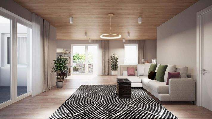 Penthouse 01 - Wohnbereich