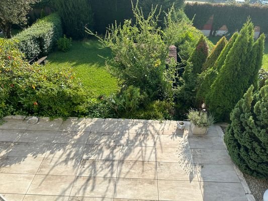 Terrasse EG mit Garten