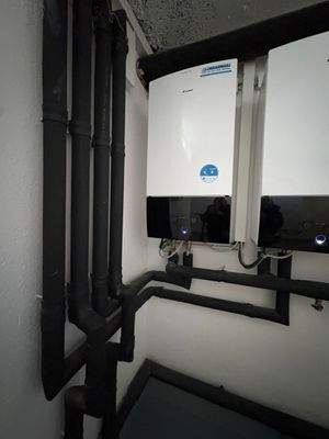 Heizsystem im Keller