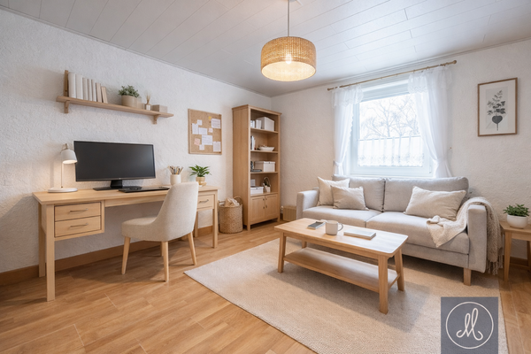 Wohnbereich OG virtuell möbliert