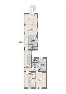 Grundriss 1. Obergeschoss
