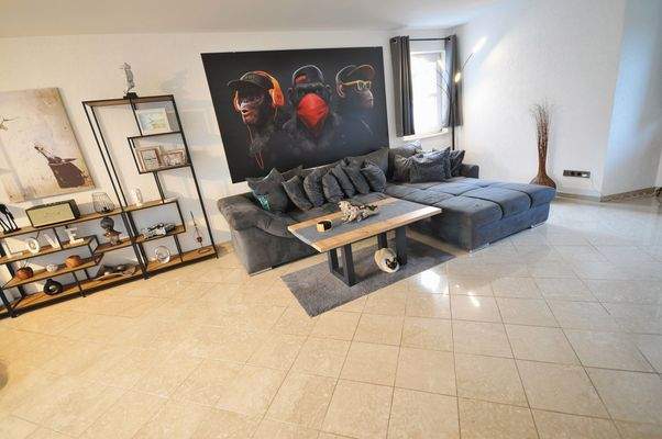 Das großzügige Wohnzimmerareal