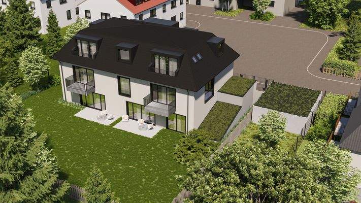 Modernes Haus mit höchster Energieeffizienz