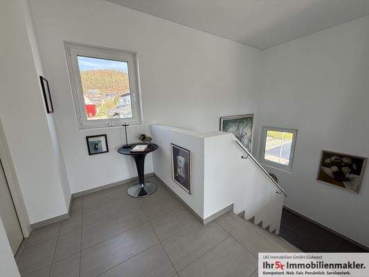 Treppe ins Dachgeschoss