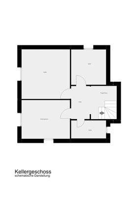 Kellergeschoss schematische Darstellung