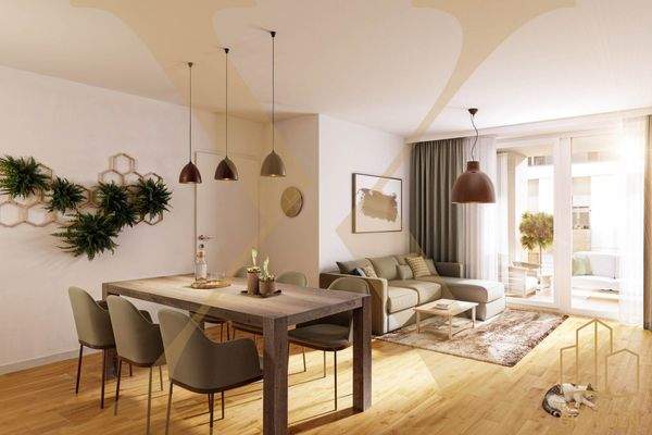 Visualisierung - Wohn-/Essbereich