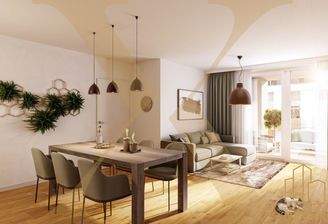 Visualisierung - Wohn-/Essbereich