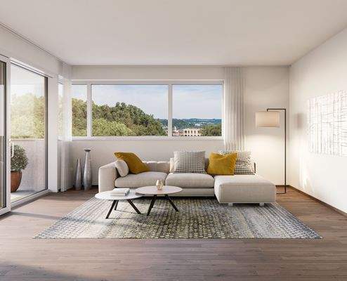 illustrierter Ansicht Wohnbereich