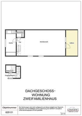 Grundriss Dachgeschoss Zweifamilienhaus