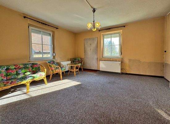 Helles Wohnzimmer im EG