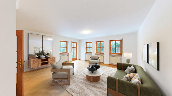 Einrichtungsbeispiel Wohnzimmer EG