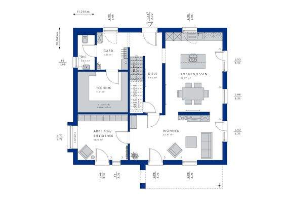 Erdgeschoss veränderbar