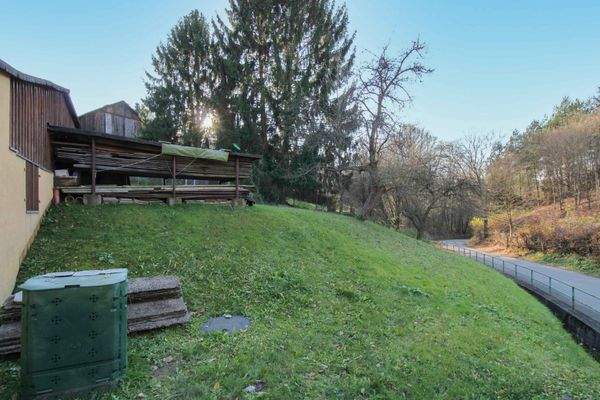 Garten rechte Seite Haus