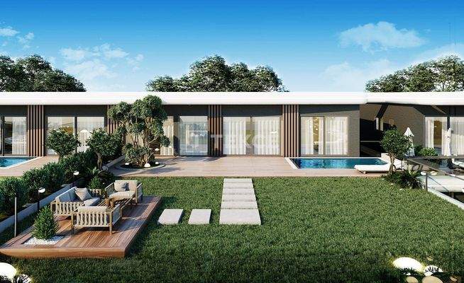 Apartments with Private Pools and Gardens in İzmir Çeşme