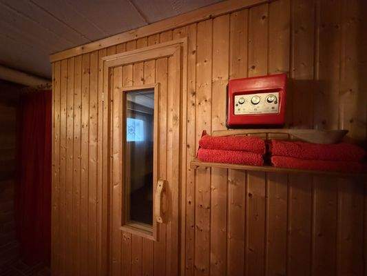 Sauna im Keller