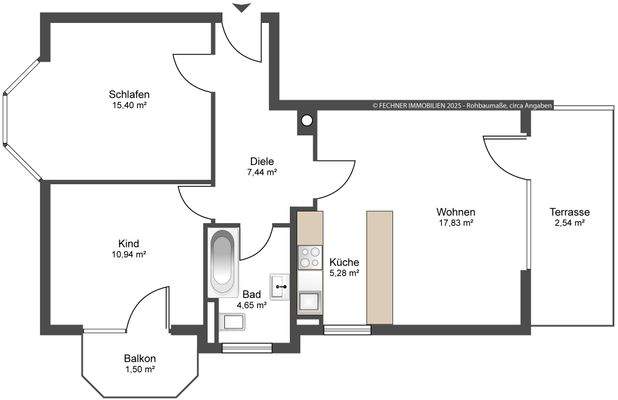 Grundriss ebenfalls möglich