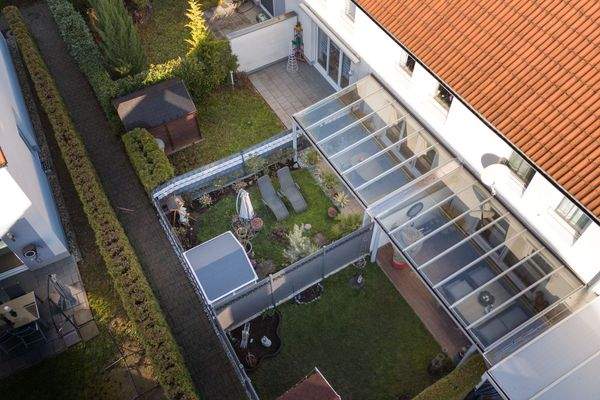 Drohnenansicht Terrasse