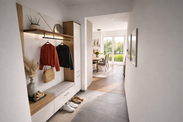 Eingangsbereich mit Garderobe