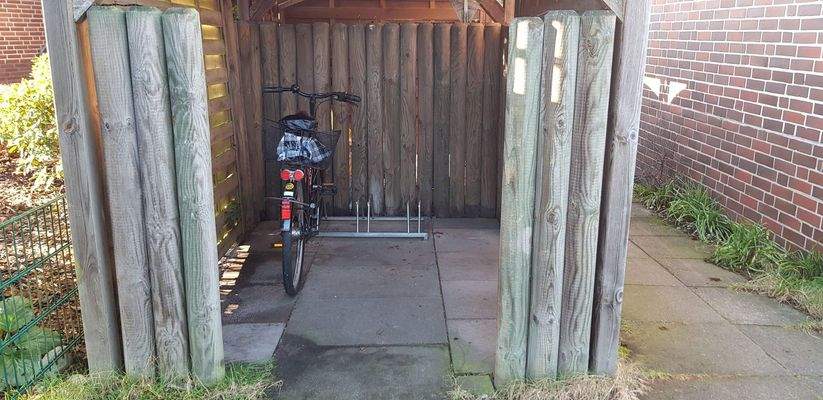 Unterstand Fahrräder