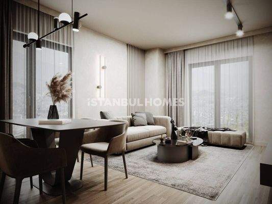 Apartments in a Complex near Bagdat Avenue in Istanbul Kadikoy