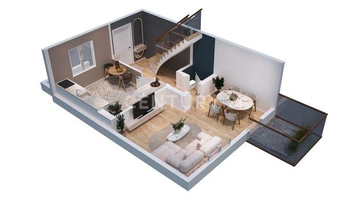 3D Visualisierung Erdgeschoss