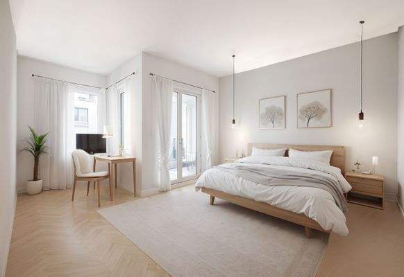 Großzügiger Master-Bereich